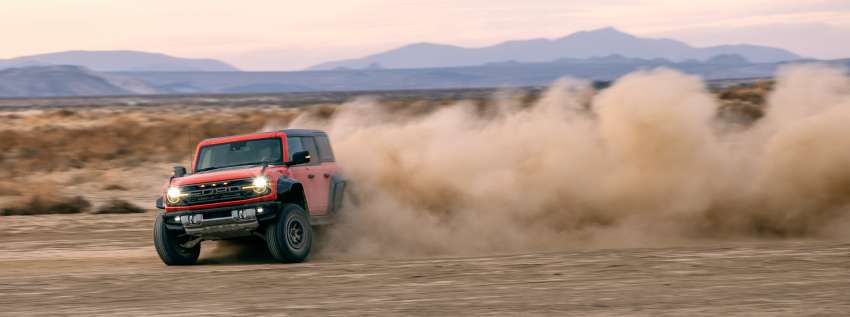 2022 Ford Bronco Raptor debuts with a 3.0 litre twin-turbo EcoBoost V6 and off-road-focused upgrades 1408851