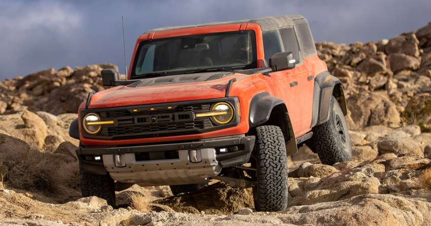 2022 Ford Bronco Raptor debuts with a 3.0 litre twin-turbo EcoBoost V6 and off-road-focused upgrades 1408857