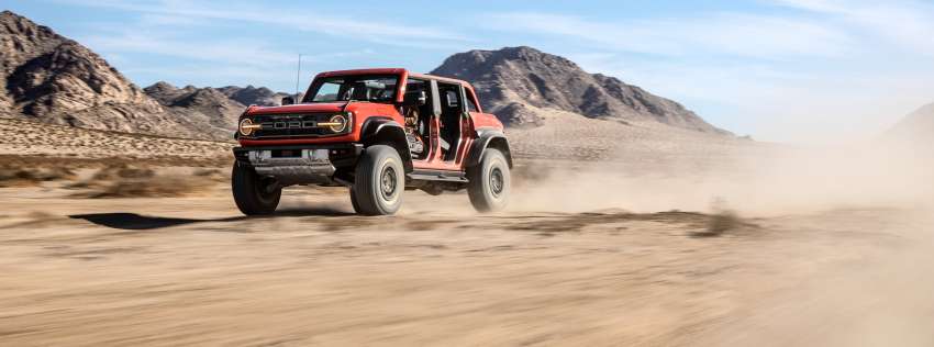 2022 Ford Bronco Raptor debuts with a 3.0 litre twin-turbo EcoBoost V6 and off-road-focused upgrades 1408839