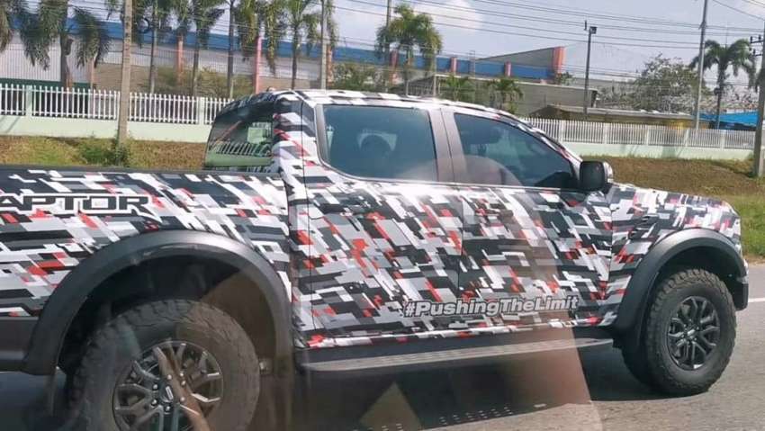 2023 Ford Ranger Raptor spotted testing in Thailand! 1408569