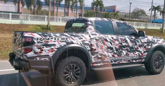 2023 Ford Ranger Raptor spotted testing in Thailand!