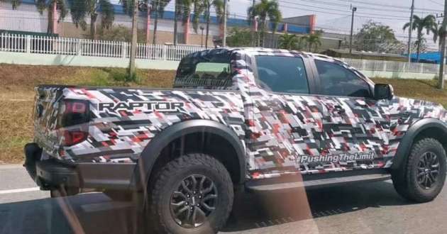 Ford Ranger Raptor 2023 sedang diuji di Thailand