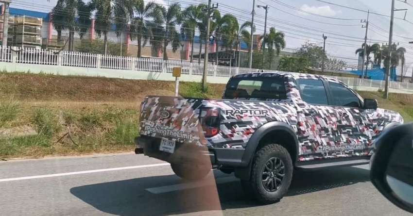 2023 Ford Ranger Raptor spotted testing in Thailand! 1408571