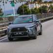 Toyota Corolla Cross Hybrid launched in Malaysia – petrol-electric joins new CKD range; RM123k-RM137k