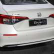 2022 Honda Civic launched in Malaysia – standard VTEC Turbo, Sensing; priced from RM126k-RM144k
