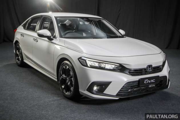 Harga Honda Civic 2023 dengan enjin VTEC Turbo di Malaysia naik RM1,200, varian RS e:HEV kekal sama