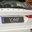 2022 Volvo V60 Recharge T8 Inscription in Malaysian showroom – plug-in hybrid wagon priced at RM287k