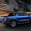 Chevrolet Silverado EV – 640 km range with 350 kW DC charging, 664 hp/1,057 Nm; with Multi-Flex Midgate