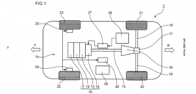 Mazda rotary hybrid powertrain seen in patent filing