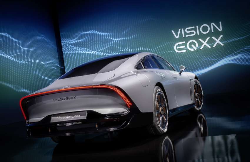 Mercedes-Benz Vision EQXX revealed – highly efficient experimental prototype with over 1,000 km of range Image #1399564