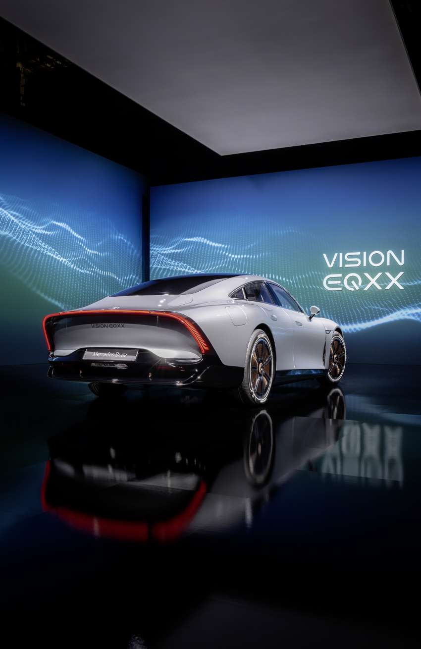 Mercedes-Benz Vision EQXX revealed – highly efficient experimental prototype with over 1,000 km of range Image #1399570