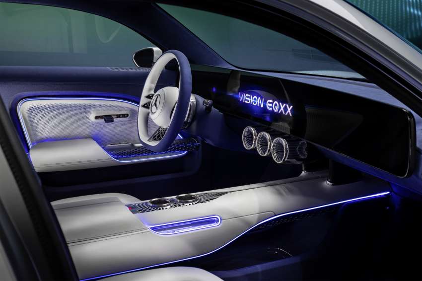 Mercedes-Benz Vision EQXX revealed – highly efficient experimental prototype with over 1,000 km of range Image #1399580