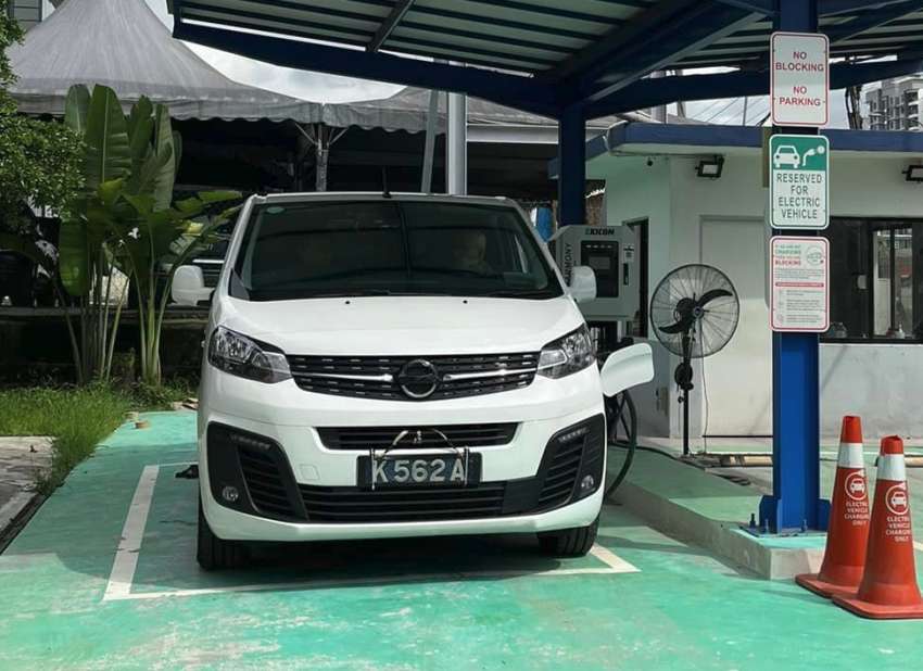 Opel Vivaro-e in Malaysia – all-electric van seen charging at Vision Motorsports; brand on way in? 1399836