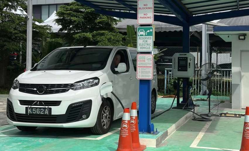 Opel Vivaro-e in Malaysia – all-electric van seen charging at Vision Motorsports; brand on way in? 1399837