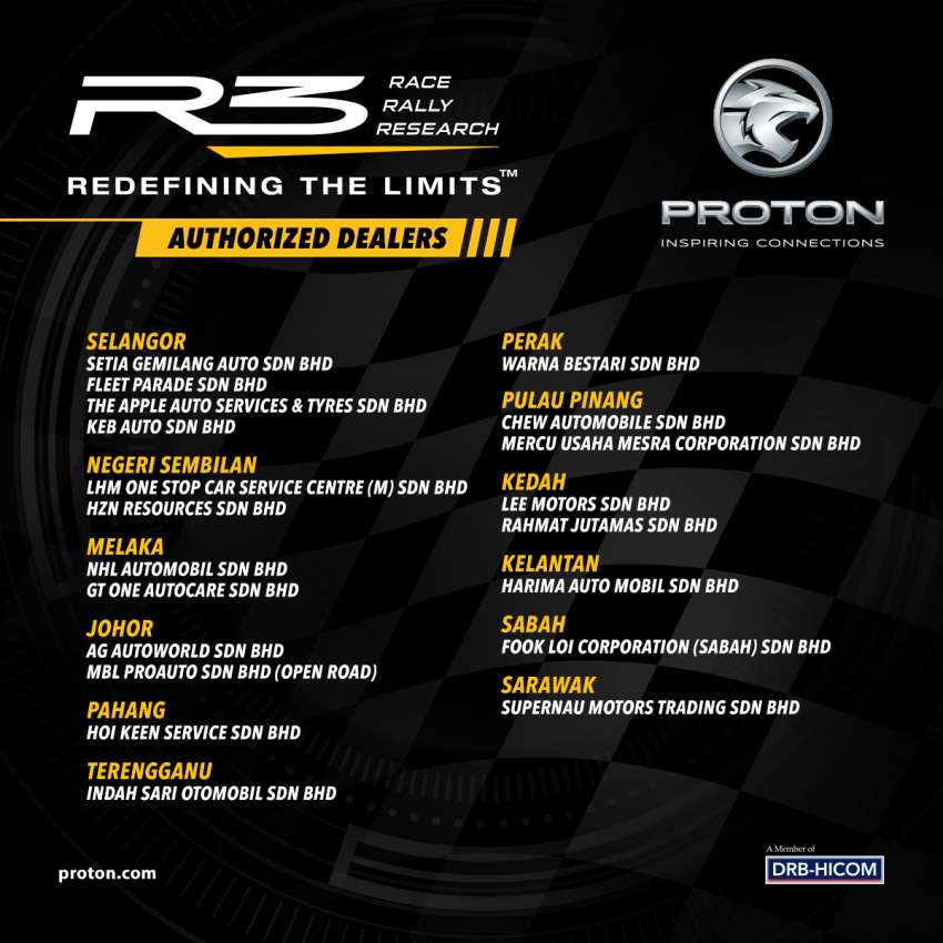 Proton launches new range of R3 merchandise and premium engine oils – available at COE, dealerships 1407689