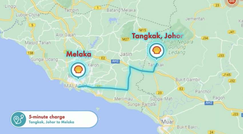 Shell Recharge EV DCFC network kicks off in Malaysia – first station on NSE in Tangkak, five more to follow 1404087