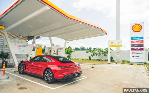ParkEasy Shell Recharge 180 kW HPC EV charging – book up to 1 hour ahead, price from RM1 per minute