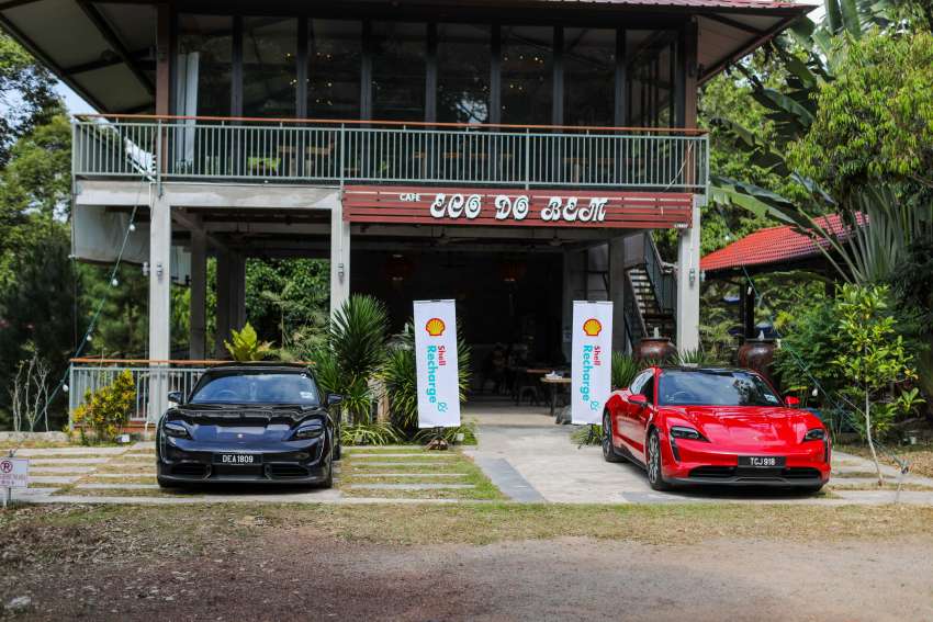 Shell Recharge EV fast charging tested in Malaysia – 180 kW of DC power in a Porsche Taycan in Tangkak! 1409490