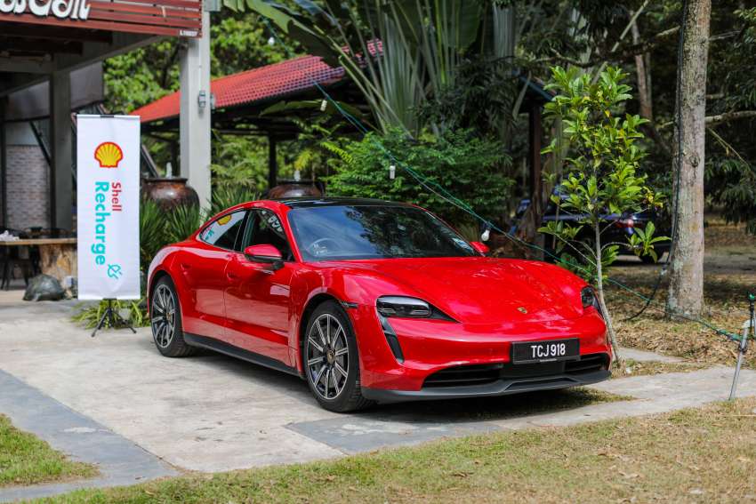 Shell Recharge EV fast charging tested in Malaysia – 180 kW of DC power in a Porsche Taycan in Tangkak! 1409493