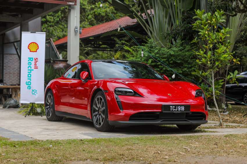 Shell Recharge EV fast charging tested in Malaysia – 180 kW of DC power in a Porsche Taycan in Tangkak! 1409486