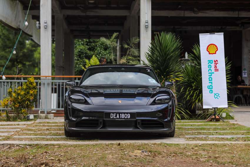 Shell Recharge EV fast charging tested in Malaysia – 180 kW of DC power in a Porsche Taycan in Tangkak! 1409487