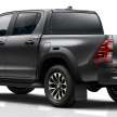 2022 Toyota Hilux GR Sport dual-cab pick-up variant for Europe; limited-slip differential, revised suspension