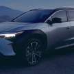 Toyota bZ4X EV to be introduced in Thailand this year