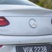 2022 Mercedes-Benz E300 Coupé AMG Line facelift live in Malaysia: gallery of C238 two-door E-Class, RM495k