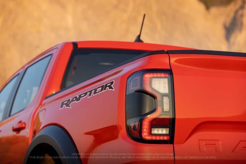 2023 Ford Ranger Raptor unveiled – 3.0L EcoBoost V6 with 397 PS, 583 Nm; 10-spd auto, B&O sound system! 1418686