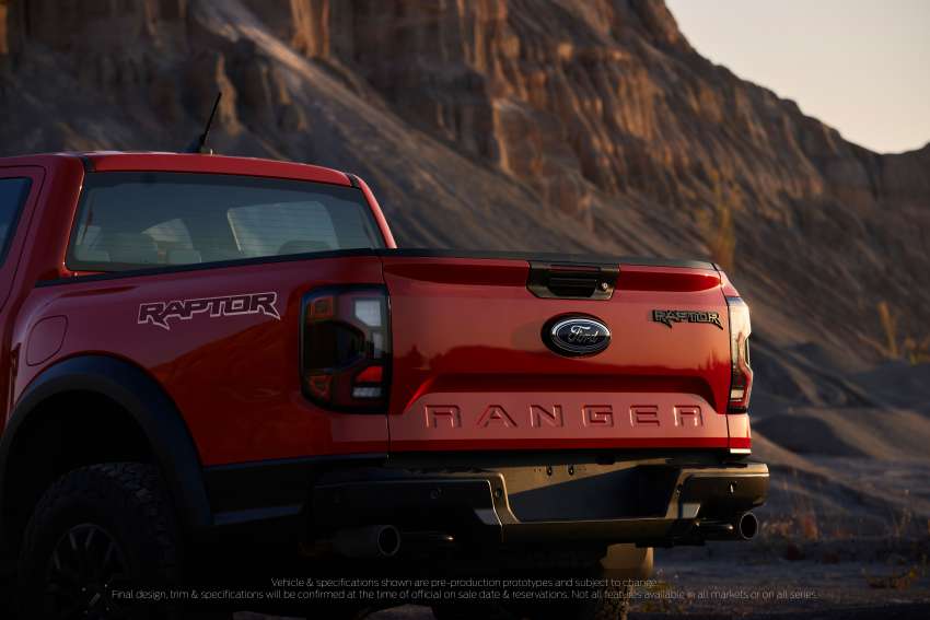 2023 Ford Ranger Raptor unveiled – 3.0L EcoBoost V6 with 397 PS, 583 Nm; 10-spd auto, B&O sound system! 1418687