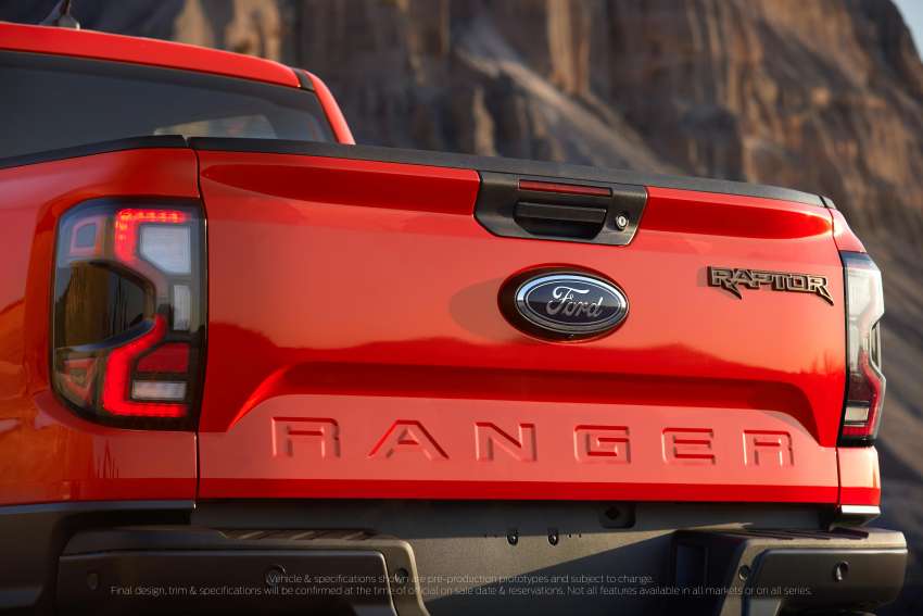 2023 Ford Ranger Raptor unveiled – 3.0L EcoBoost V6 with 397 PS, 583 Nm; 10-spd auto, B&O sound system! 1418688