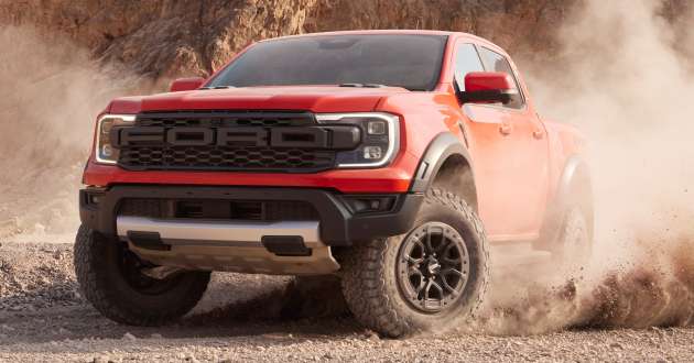 2023 Ford Ranger Raptor unveiled – 3.0L EcoBoost V6 with 397 PS, 583 Nm; 10-spd auto, B&O sound system!