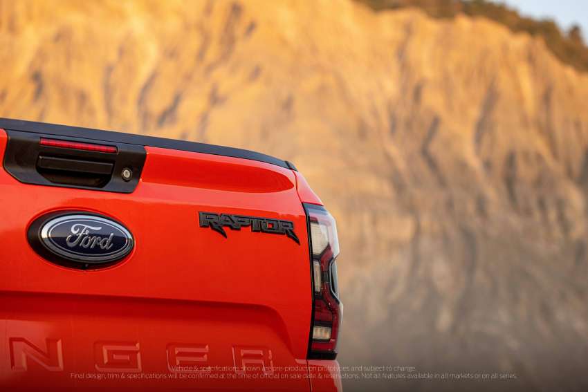 2023 Ford Ranger Raptor unveiled – 3.0L EcoBoost V6 with 397 PS, 583 Nm; 10-spd auto, B&O sound system! 1418685