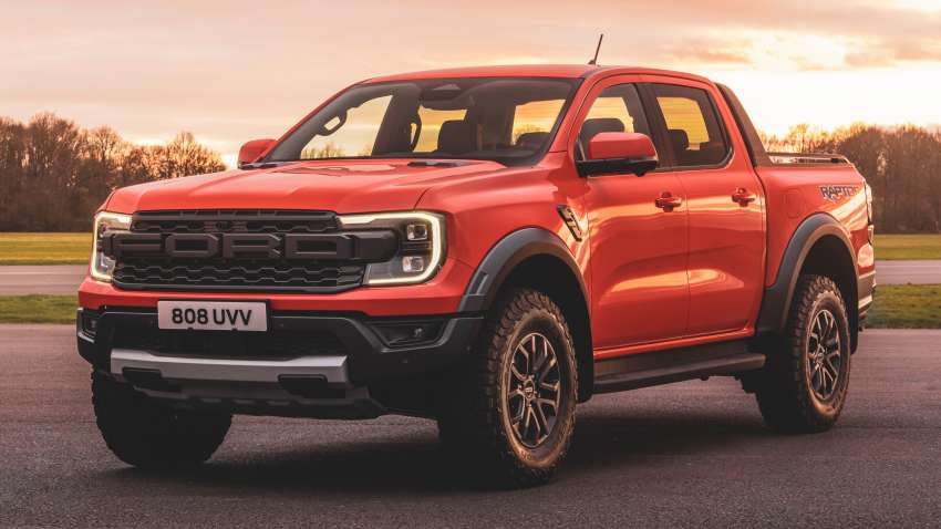 2023 Ford Ranger Raptor unveiled – 3.0L EcoBoost V6 with 397 PS, 583 Nm; 10-spd auto, B&O sound system! 1419084