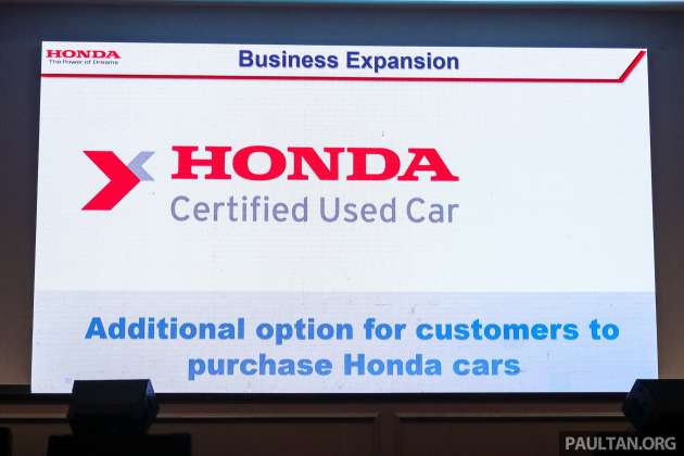 Honda Malaysia lancar perniagaan pemilikan kereta terpakai bertauliah tahun ini – turut diberikan waranti