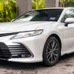 2022 Toyota Camry facelift launched in Malaysia – new 209 PS/253 Nm 2.5L Dynamic Force engine, RM199k
