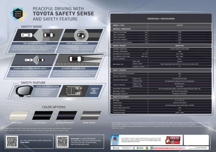 Toyota Voxy 2022 dilancarkan di Indonesia – RM163k, tujuh tempat duduk, enjin 2.0L Dynamic Force, CVT 1418148