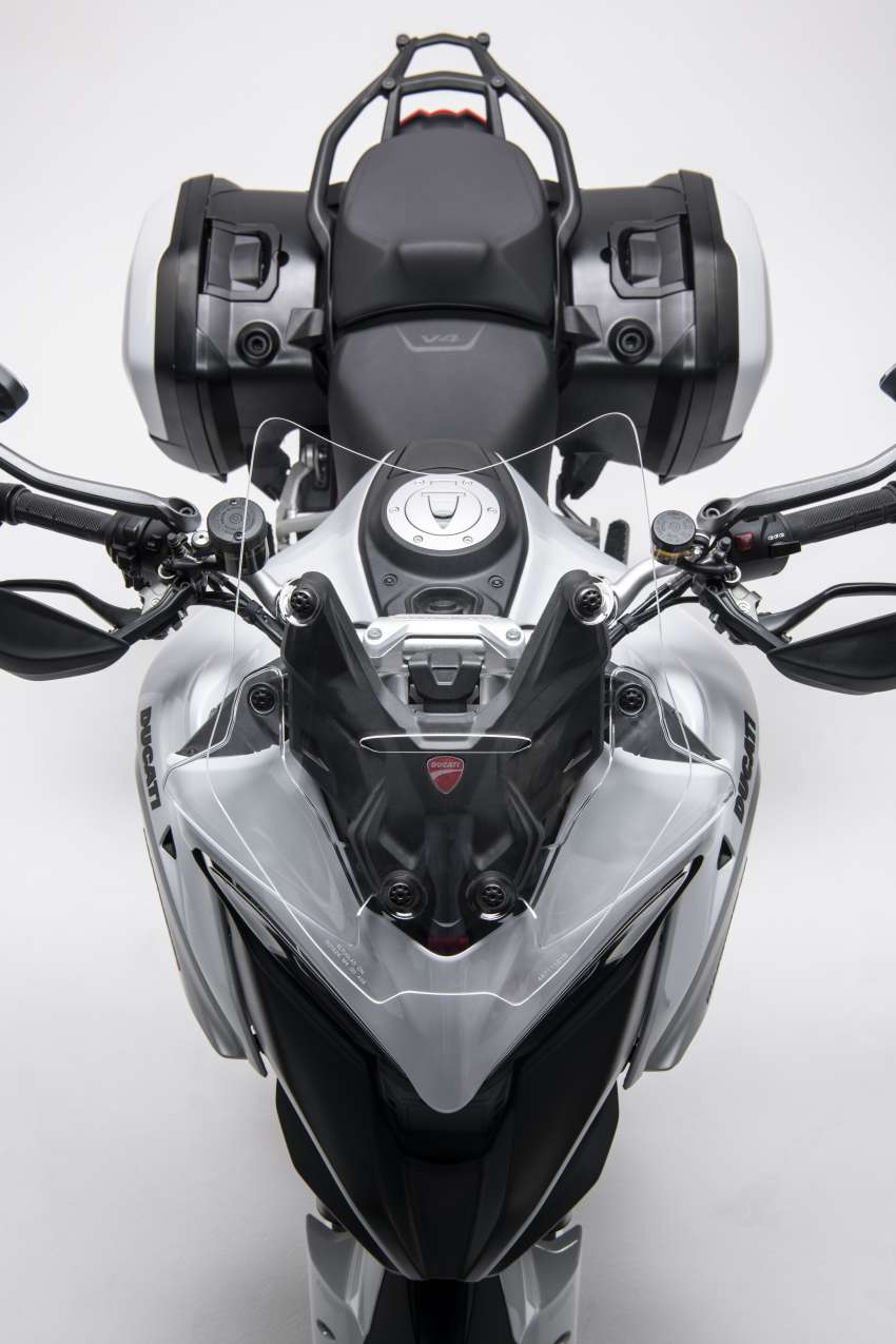 2022 Ducati Multistrada V4S now in Iceberg White colour scheme, with suspension and software updates 1420859
