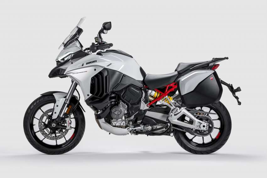 2022 Ducati Multistrada V4S now in Iceberg White colour scheme, with suspension and software updates 1420867