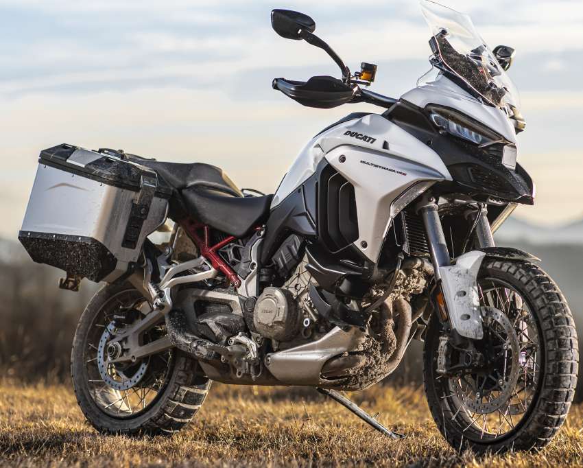 2022 Ducati Multistrada V4S now in Iceberg White colour scheme, with suspension and software updates 1420876