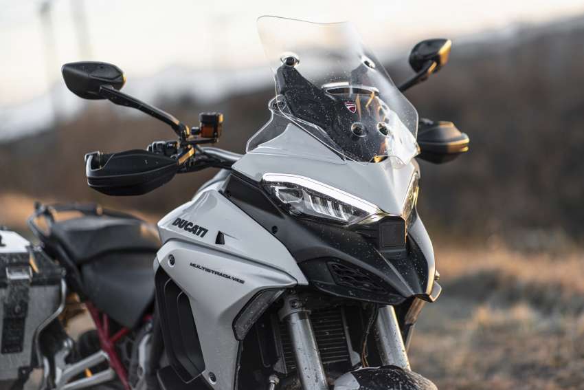 2022 Ducati Multistrada V4S now in Iceberg White colour scheme, with suspension and software updates 1420880