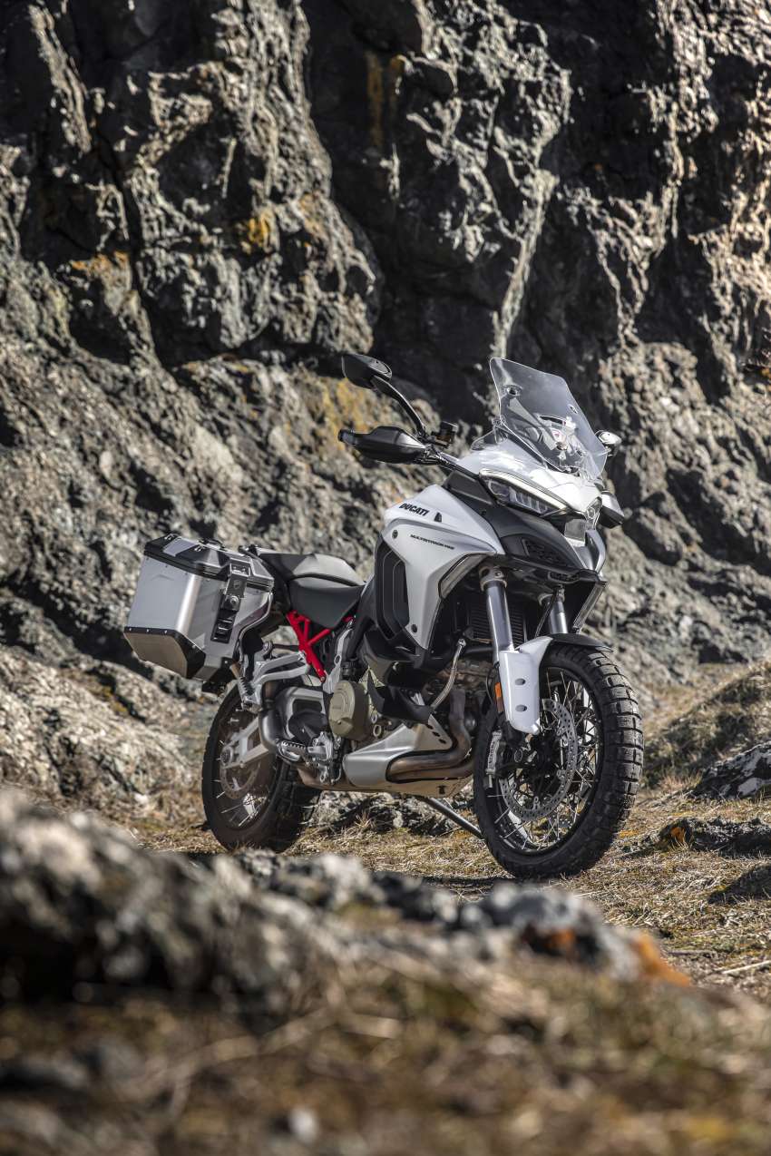 2022 Ducati Multistrada V4S now in Iceberg White colour scheme, with suspension and software updates 1420882