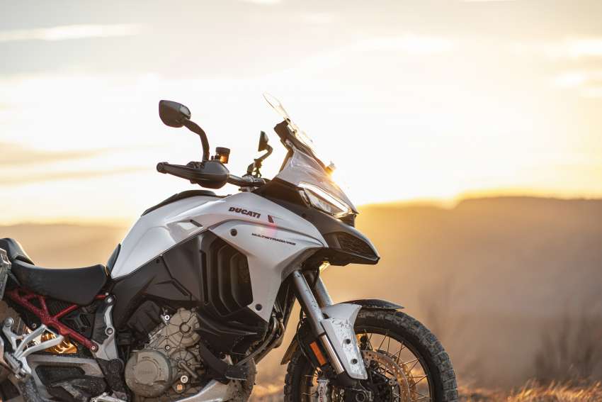 2022 Ducati Multistrada V4S now in Iceberg White colour scheme, with suspension and software updates 1420887