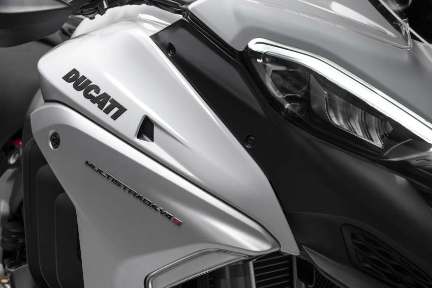 Ducati Multistrada V4S 2022 terima warna Iceberg White baru, peningkatan sistem suspensi dan perisian 1421235