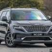 2022 Kia Carnival CKD – AEB, ADAS and a 12-speaker Bose sound system on the high-spec 7- and 8-seaters