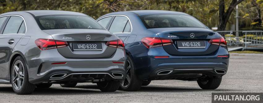 GALLERY: V177 Mercedes-Benz A-Class Sedan CKD in Malaysia – A200 vs A250 AMG Line, RM211k-RM240k 1418194