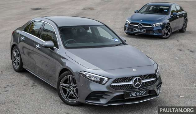 Mercedes-Benz A-Class Sedan CKD dipertingkat tahun ini – A200 naik RM9.5k, A 250 AMG Line naik RM4k