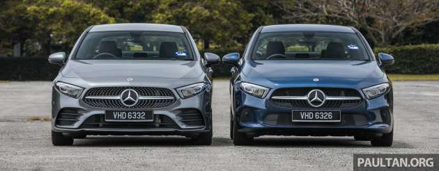 GALLERY: V177 Mercedes-Benz A-Class Sedan CKD in Malaysia – A200 vs A250 AMG Line, RM211k-RM240k