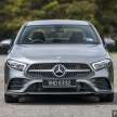 Mercedes-Benz A-Class Sedan CKD updated for 2022 in Malaysia: A200 up RM9.5k, A250 AMG Line by RM4k