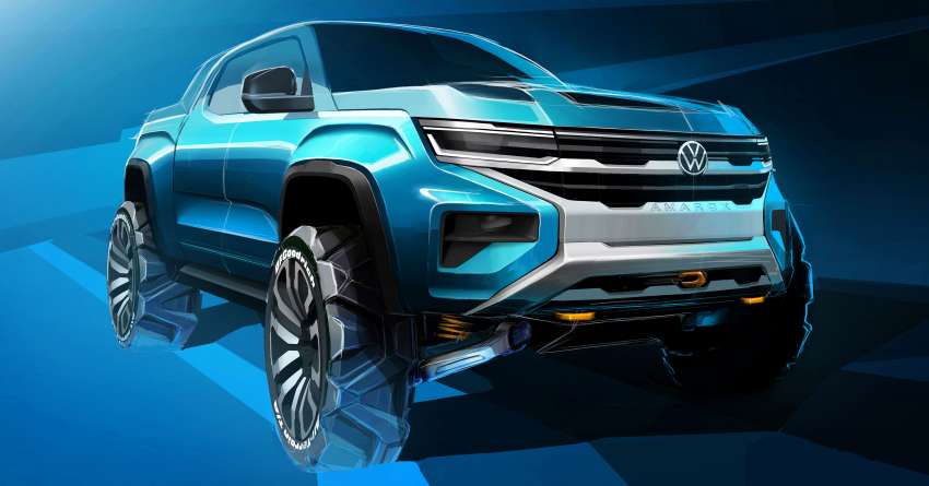 2023 Volkswagen Amarok – near-production sketches 1417873